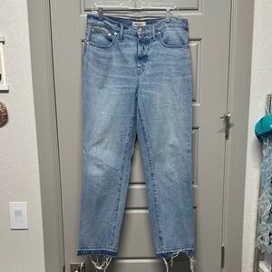 Madewell Light Blue Straight Leg Jeans